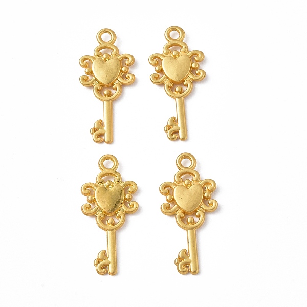 PandaHall Rack Plating Alloy Pendants, Cadmium Free & Lead Free & Nickle Free, Key with Heart Charms, Matte Gold Color, 25.5x12x2.5mm, Hole...
PandaHall Rack Plating Alloy Pendants, Cadmium Free & Lead Free & Nickle Free, Key with Heart Charms, Matte Gold Color, 25.5x12x2.5mm, Hole...