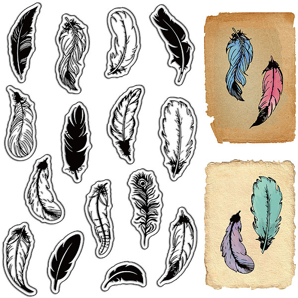 PandaHall CRASPIRE Feather Rubber Stamp Vintage Transparent Clear Stamps Silicone Seals Stamp for DIY Scrapbooking Photo Album Decorative...
PandaHall CRASPIRE Feather Rubber Stamp Vintage Transparent Clear Stamps Silicone Seals Stamp for DIY Scrapbooking Photo Album Decorative...