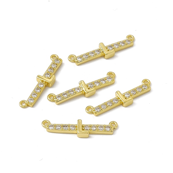 PandaHall Rack Plating Brass Micro Pave Clear Cubic Zirconia Connector Charms, Real 18K Gold Plated, Long-Lasting Plated, Cadmium Free &...
PandaHall Rack Plating Brass Micro Pave Clear Cubic Zirconia Connector Charms, Real 18K Gold Plated, Long-Lasting Plated, Cadmium Free &...