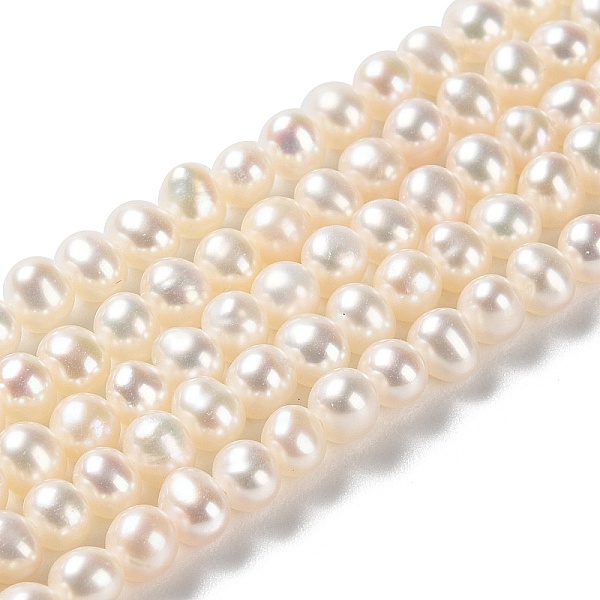 PandaHall Natural Cultured Freshwater Pearl Beads Strands, Potato, Grade 3A++, PapayaWhip, 4~5x3.8~4.2mm, Hole: 0.5mm, about 100pcs/strand..., Orange
PandaHall Natural Cultured Freshwater Pearl Beads Strands, Potato, Grade 3A++, PapayaWhip, 4~5x3.8~4.2mm, Hole: 0.5mm, about 100pcs/strand..., Orange