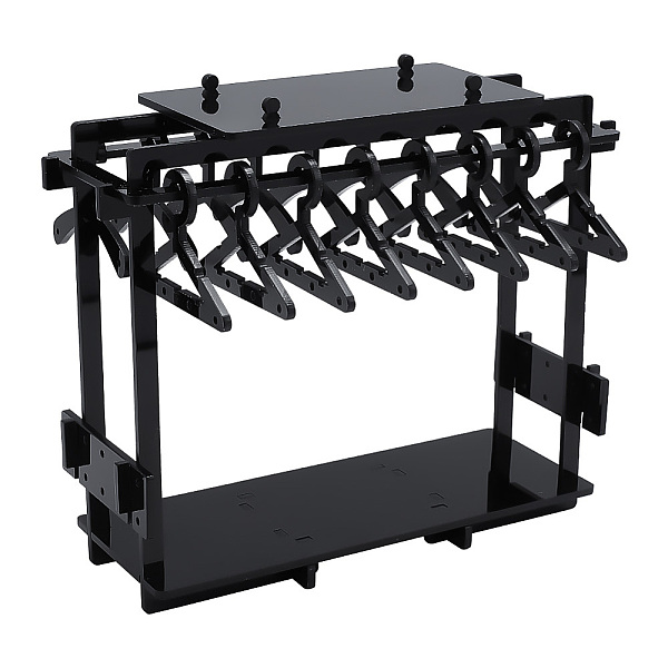 PandaHall DELORIGIN Acrylic Earring Holder, Jewelry Earring Holder with 16 Clothes Hangers, Earrings Holder Organizer for Ring, Earrings..., Black
PandaHall DELORIGIN Acrylic Earring Holder, Jewelry Earring Holder with 16 Clothes Hangers, Earrings Holder Organizer for Ring, Earrings..., Black