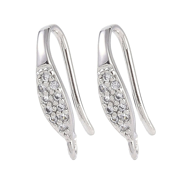 PandaHall Brass Micro Pave Cubic Zirconia Earring Hooks, Fishhook, Platinum, 16x8.5x3mm, Hole: 1mm Brass+Rhinestone Others Clear
PandaHall Brass Micro Pave Cubic Zirconia Earring Hooks, Fishhook, Platinum, 16x8.5x3mm, Hole: 1mm Brass+Rhinestone Others Clear