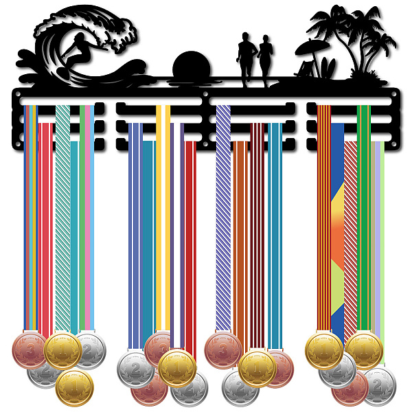 PandaHall CREATCABIN Beach Medal Holder Medals Display Hanger Black Coconut Tree Surf Run Iron Wall Mounted Hanging Hooks Medal Rack...
PandaHall CREATCABIN Beach Medal Holder Medals Display Hanger Black Coconut Tree Surf Run Iron Wall Mounted Hanging Hooks Medal Rack...