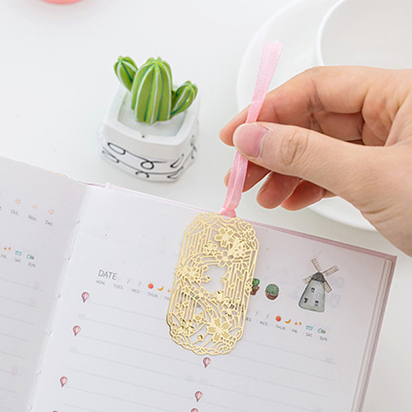 PandaHall Metal Sakura Bookmarks with Pink Ribbon, Golden Brass Hollow Bookmark Gift for Book Lovers, Teachers, Reader, Rectangle, 110x60mm...
PandaHall Metal Sakura Bookmarks with Pink Ribbon, Golden Brass Hollow Bookmark Gift for Book Lovers, Teachers, Reader, Rectangle, 110x60mm...