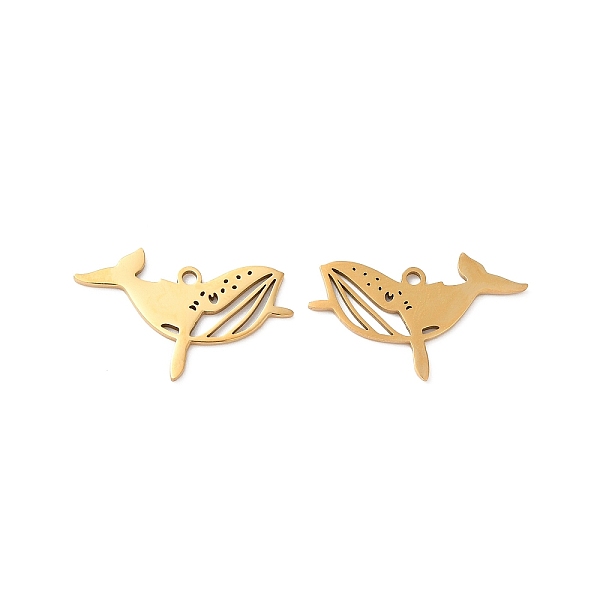 PandaHall 201 Stainless Steel Pendants, Laser Cut, Ocean Theme, Golden, Shark, 24x14.5x1mm, Hole: 1.5mm 201 Stainless Steel Shark
PandaHall 201 Stainless Steel Pendants, Laser Cut, Ocean Theme, Golden, Shark, 24x14.5x1mm, Hole: 1.5mm 201 Stainless Steel Shark