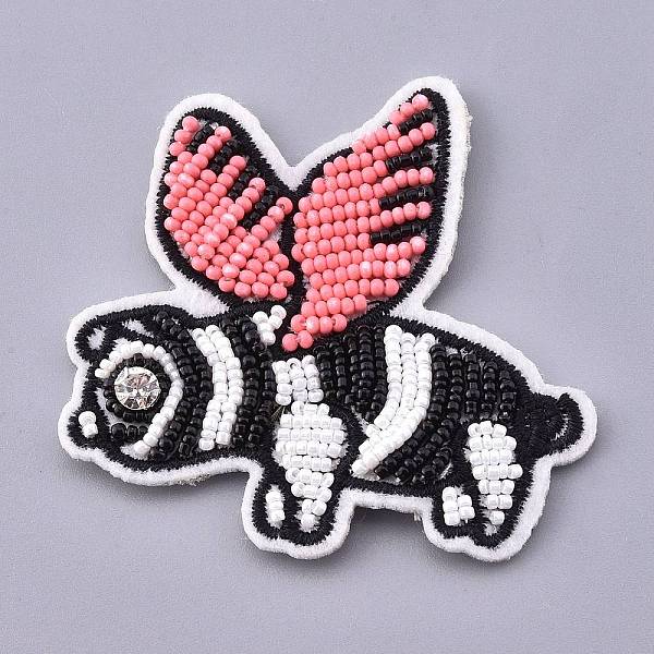 PandaHall Computerized Embroidery Cloth Iron on/Sew on Patches, with Glass Seed Beads, Costume Accessories, Appliques, Insect, Colorful...
PandaHall Computerized Embroidery Cloth Iron on/Sew on Patches, with Glass Seed Beads, Costume Accessories, Appliques, Insect, Colorful...