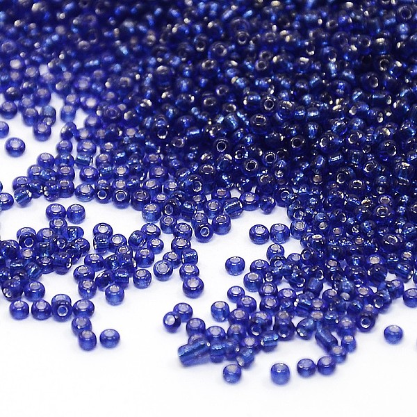 PandaHall 12/0 Glass Seed Beads, Silver Lined Round Hole, Round, Blue, 12/0, 2mm, Hole: 1mm, about 3333pcs/50g, 50g/bag, 18bags/2pounds...
PandaHall 12/0 Glass Seed Beads, Silver Lined Round Hole, Round, Blue, 12/0, 2mm, Hole: 1mm, about 3333pcs/50g, 50g/bag, 18bags/2pounds...