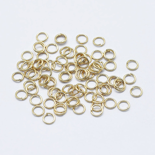 PandaHall Electroplated Stainless Steel Open Jump Ring, Long-Lasting Plated, Ring, Nickel Free, Real 18K Gold Plated, 26 Gauge, 3x0.4mm...
PandaHall Electroplated Stainless Steel Open Jump Ring, Long-Lasting Plated, Ring, Nickel Free, Real 18K Gold Plated, 26 Gauge, 3x0.4mm...