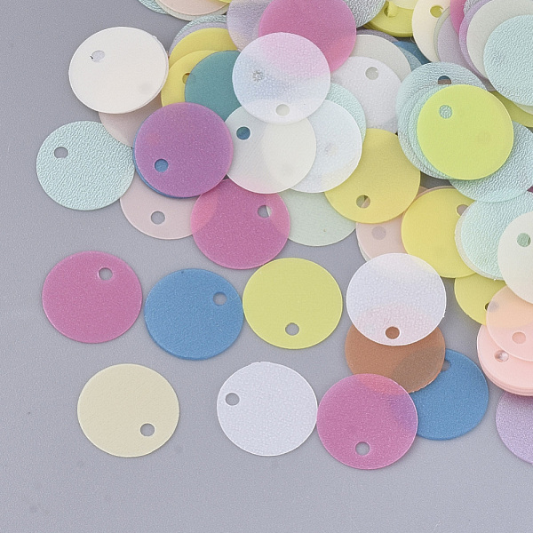PandaHall Ornament Accessories, PVC Plastic Paillette/Sequins Beads, Frosted, Flat Round, Mixed Color, 10.5x0.2mm, Hole: 1.4mm, about..., Multicolor
PandaHall Ornament Accessories, PVC Plastic Paillette/Sequins Beads, Frosted, Flat Round, Mixed Color, 10.5x0.2mm, Hole: 1.4mm, about..., Multicolor