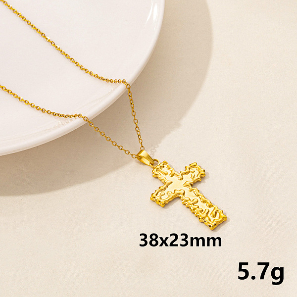 PandaHall Stainless Steel Cross Pendant Necklace, Fashion Jewelry for Women Stainless Steel Cross
PandaHall Stainless Steel Cross Pendant Necklace, Fashion Jewelry for Women Stainless Steel Cross