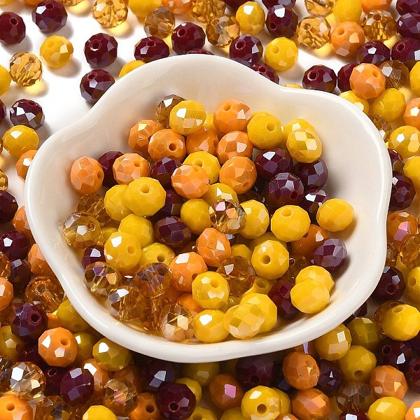 PandaHall Glass Beads, Faceted, Rondelle, Goldenrod, 8x6mm, Hole: 1mm, about 1210pcs/500g Glass Rondelle Gold
PandaHall Glass Beads, Faceted, Rondelle, Goldenrod, 8x6mm, Hole: 1mm, about 1210pcs/500g Glass Rondelle Gold