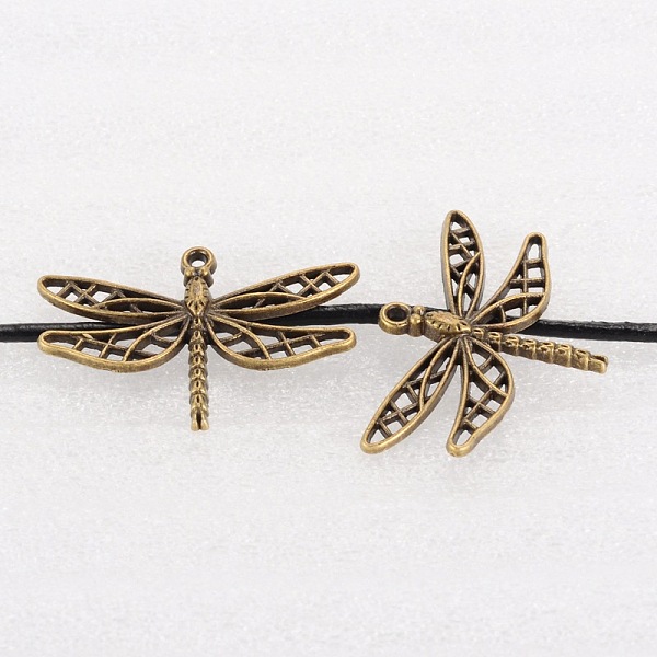 PandaHall Tibetan Style Alloy Pendants, Cadmium Free & Nickel Free & Lead Free, Dragonfly, Antique Bronze, 25x35x3mm, Hole: 2mm Alloy...
PandaHall Tibetan Style Alloy Pendants, Cadmium Free & Nickel Free & Lead Free, Dragonfly, Antique Bronze, 25x35x3mm, Hole: 2mm Alloy...