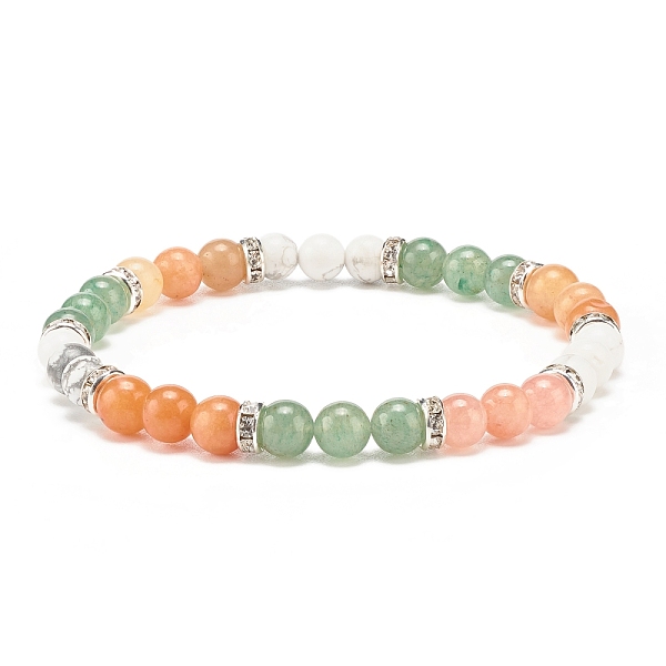 PandaHall Natural Red Aventurine & Gemstone Round Beaded Bracelet for Women, Inner Diameter: 2-1/8 inch(5.5cm) Red Aventurine Clear
PandaHall Natural Red Aventurine & Gemstone Round Beaded Bracelet for Women, Inner Diameter: 2-1/8 inch(5.5cm) Red Aventurine Clear
