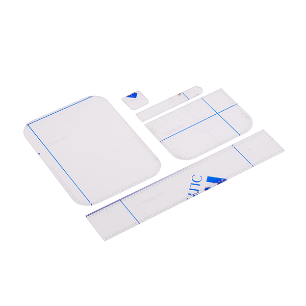 PandaHall DIY Leather Waist Bag Acrylic Template, Acrylic Leather Pattern Leather Templates, Clear, 25~236x14.5~110x1.5~2mm, Hole: 1.2mm...
PandaHall DIY Leather Waist Bag Acrylic Template, Acrylic Leather Pattern Leather Templates, Clear, 25~236x14.5~110x1.5~2mm, Hole: 1.2mm...