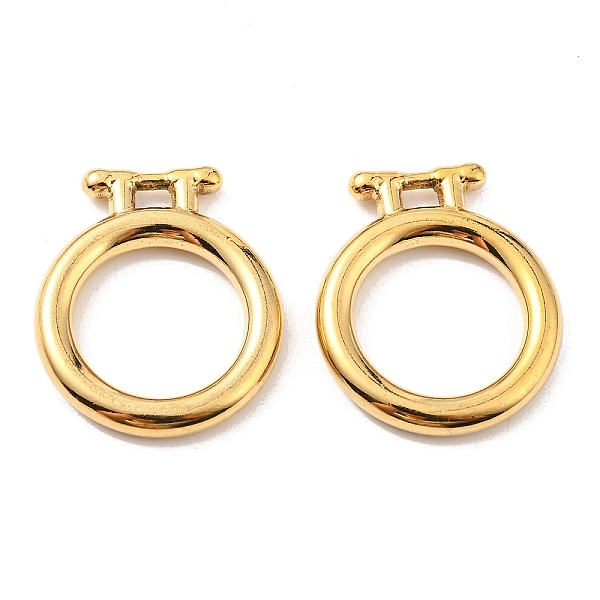PandaHall Vacuum Plating 304 Stainless Steel Pendants, Ring Charms, Golden, 29.5x25x4mm, Hole: 2.3x3.5mm 304 Stainless Steel Ring
PandaHall Vacuum Plating 304 Stainless Steel Pendants, Ring Charms, Golden, 29.5x25x4mm, Hole: 2.3x3.5mm 304 Stainless Steel Ring