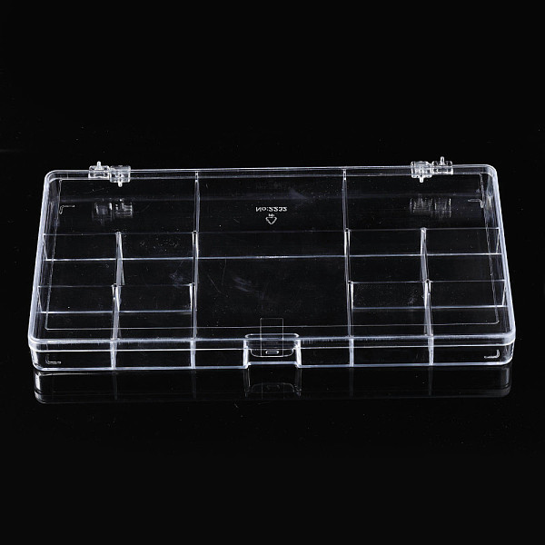 PandaHall Polystyrene Bead Storage Containers, with Cover and 12 Grids, for Jewelry Beads Small Accessories, Rectangle, Clear...
PandaHall Polystyrene Bead Storage Containers, with Cover and 12 Grids, for Jewelry Beads Small Accessories, Rectangle, Clear...
