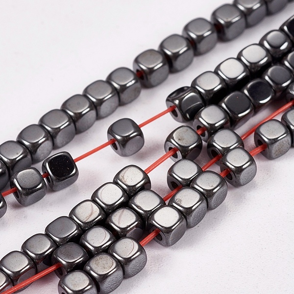 PandaHall Non-magnetic Synthetic Hematite Beads Strands, Cube, Grade AAAA, 3x3x3mm, Hole: 1mm Non-magnetic Hematite Cube
PandaHall Non-magnetic Synthetic Hematite Beads Strands, Cube, Grade AAAA, 3x3x3mm, Hole: 1mm Non-magnetic Hematite Cube