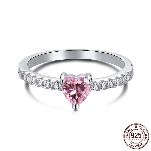 PandaHall Rhodium Plated 925 Sterling Silver Finger Rings, Birthstone Ring, Engagement Ring, with Cubic Zirconia Heart & 925 Stamp for Women...
PandaHall Rhodium Plated 925 Sterling Silver Finger Rings, Birthstone Ring, Engagement Ring, with Cubic Zirconia Heart & 925 Stamp for Women...