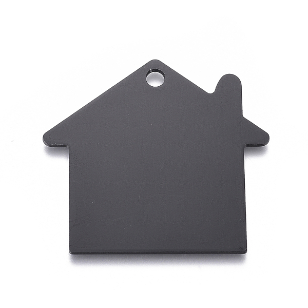 PandaHall Pet Aluminium Pendants, Stamping Blank Tag, House, Black, 35x38x1mm, Hole: 3mm Aluminum Building Black
PandaHall Pet Aluminium Pendants, Stamping Blank Tag, House, Black, 35x38x1mm, Hole: 3mm Aluminum Building Black