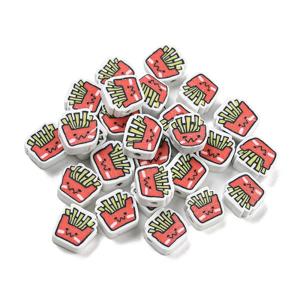 PandaHall Handmade Polymer Clay Beads, Fries, Red, 8x8.5x4mm, Hole: 1.8mm Polymer Clay Chip Red
PandaHall Handmade Polymer Clay Beads, Fries, Red, 8x8.5x4mm, Hole: 1.8mm Polymer Clay Chip Red