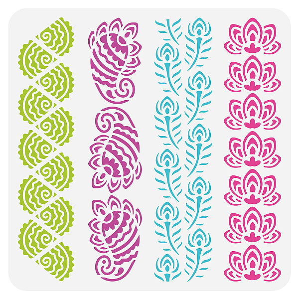 PandaHall PET Hollow Out Drawing Painting Stencils, for DIY Scrapbook, Photo Album, Feather, 30x30cm Plastic Feather
PandaHall PET Hollow Out Drawing Painting Stencils, for DIY Scrapbook, Photo Album, Feather, 30x30cm Plastic Feather