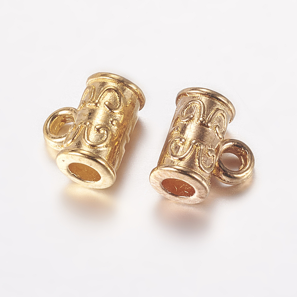 PandaHall Alloy Tube Bails, Loop Bails, Cadmium Free & Lead Free, Column, Golden, 6.5x7x4mm, Hole: 1mm, Inner Diameter: 2mm Alloy Column
PandaHall Alloy Tube Bails, Loop Bails, Cadmium Free & Lead Free, Column, Golden, 6.5x7x4mm, Hole: 1mm, Inner Diameter: 2mm Alloy Column