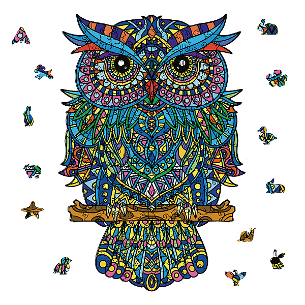 PandaHall DIY Wooden Assembly Animal Toys Kits for Boys and Girls, Children Intelligence Toys, Owl, 244x360x4mm, box:19.8x15.9x5.5cm. Wood...
PandaHall DIY Wooden Assembly Animal Toys Kits for Boys and Girls, Children Intelligence Toys, Owl, 244x360x4mm, box:19.8x15.9x5.5cm. Wood...