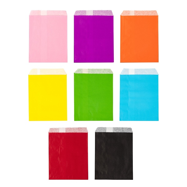 PandaHall 80Pcs 8 Colors Eco-Friendly Kraft Paper Bags, Gift Bags, Rectangle, Mixed Color, 18x13x0.02cm, 10pcs/color Paper None Multicolor
PandaHall 80Pcs 8 Colors Eco-Friendly Kraft Paper Bags, Gift Bags, Rectangle, Mixed Color, 18x13x0.02cm, 10pcs/color Paper None Multicolor