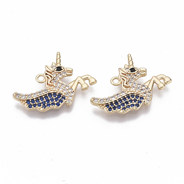 PandaHall Brass Micro Cubic Zirconia Pendants, Nickel Free, Real 18K Gold Plated, Unicorn, Colorful, 15x20x2mm, Hole: 1.2mm Brass+Cubic...
PandaHall Brass Micro Cubic Zirconia Pendants, Nickel Free, Real 18K Gold Plated, Unicorn, Colorful, 15x20x2mm, Hole: 1.2mm Brass+Cubic...