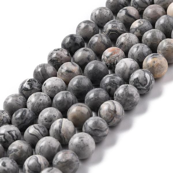 PandaHall Natural Map Stone/Picasso Stone/Picasso Jasper Bead Strands, Round, 8mm, Hole: 1mm, about 44pcs/strand, 14.9 inch~15.1 inch Map..., Gray
PandaHall Natural Map Stone/Picasso Stone/Picasso Jasper Bead Strands, Round, 8mm, Hole: 1mm, about 44pcs/strand, 14.9 inch~15.1 inch Map..., Gray