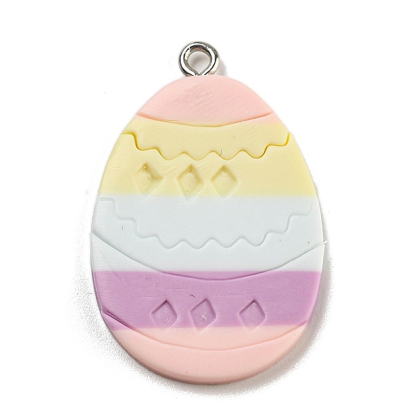 PandaHall Easter Handmad Polymer Clay Pendants, with Iron Loops, Egg, Colorful, 34x22x3mm, Hole: 2mm Polymer Clay Egg
PandaHall Easter Handmad Polymer Clay Pendants, with Iron Loops, Egg, Colorful, 34x22x3mm, Hole: 2mm Polymer Clay Egg