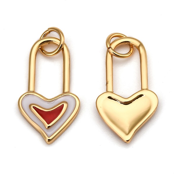 PandaHall Brass Enamel Pendants, Long-Lasting Plated, Real 18K Gold Plated, with Jump Ring, Heart, White, 19x10x1.9mm, Hole: 3.2mm...
PandaHall Brass Enamel Pendants, Long-Lasting Plated, Real 18K Gold Plated, with Jump Ring, Heart, White, 19x10x1.9mm, Hole: 3.2mm...