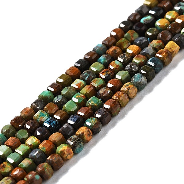 PandaHall Natural HuBei Turquoise Beads Strands, Faceted, Cube, 3x3x3mm, Hole: 0.6mm, about 135pcs/strand, 15.35''(39cm) HuBei Turquoise...
PandaHall Natural HuBei Turquoise Beads Strands, Faceted, Cube, 3x3x3mm, Hole: 0.6mm, about 135pcs/strand, 15.35''(39cm) HuBei Turquoise...