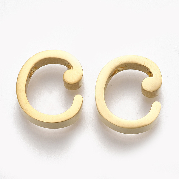 PandaHall 304 Stainless Steel Pendants, Golden, Letter, Letter.C, 12x11x3mm, Hole: 1.8mm 304 Stainless Steel Letter
PandaHall 304 Stainless Steel Pendants, Golden, Letter, Letter.C, 12x11x3mm, Hole: 1.8mm 304 Stainless Steel Letter