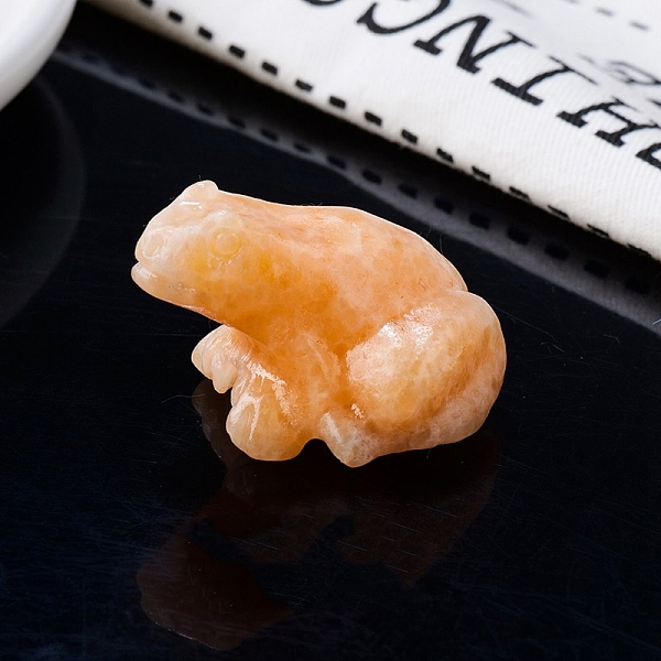 PandaHall Natural Sunstone Carved Healing Frog Figurines, Reiki Energy Stone Display Decorations, 37x32x25mm Sunstone Frog
PandaHall Natural Sunstone Carved Healing Frog Figurines, Reiki Energy Stone Display Decorations, 37x32x25mm Sunstone Frog