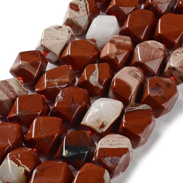 PandaHall Natural Red Jasper Beads Strands, with Seed Beads, Faceted, Rhombus, 17~21x13~16x12~15mm, Hole: 1.2~1.4mm, about 18~19pcs/strand...
PandaHall Natural Red Jasper Beads Strands, with Seed Beads, Faceted, Rhombus, 17~21x13~16x12~15mm, Hole: 1.2~1.4mm, about 18~19pcs/strand...