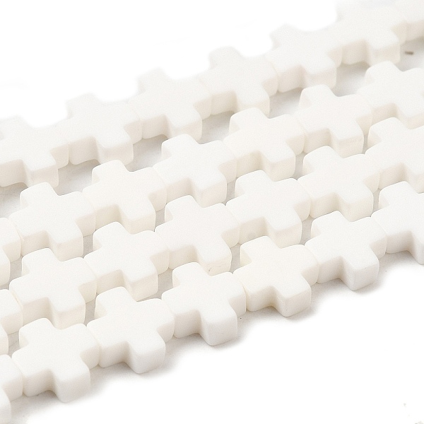 PandaHall Synthetic Coral Beads Strands, Dyed, Cross, White, 7.5~8.5x8~9x3~3.5mm, Hole: 1mm, about 40pcs/strand, 12.5 inch~12.7 inch...
PandaHall Synthetic Coral Beads Strands, Dyed, Cross, White, 7.5~8.5x8~9x3~3.5mm, Hole: 1mm, about 40pcs/strand, 12.5 inch~12.7 inch...