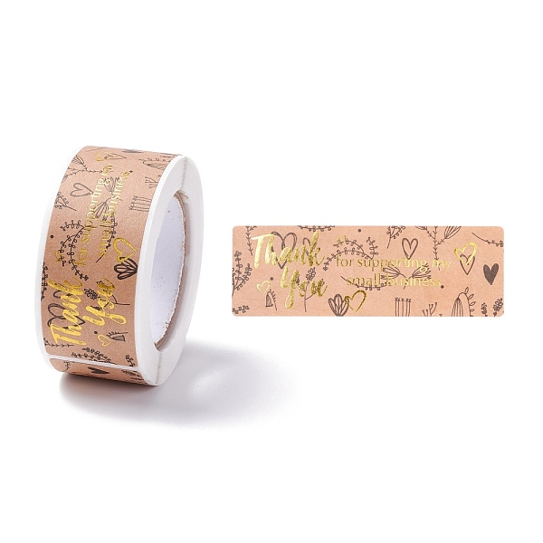 PandaHall Rectangle Thank You Theme Paper Stickers, Self Adhesive Roll Sticker Labels, for Envelopes, Bubble Mailers and Bags, Peru, Heart..., Brown
PandaHall Rectangle Thank You Theme Paper Stickers, Self Adhesive Roll Sticker Labels, for Envelopes, Bubble Mailers and Bags, Peru, Heart..., Brown