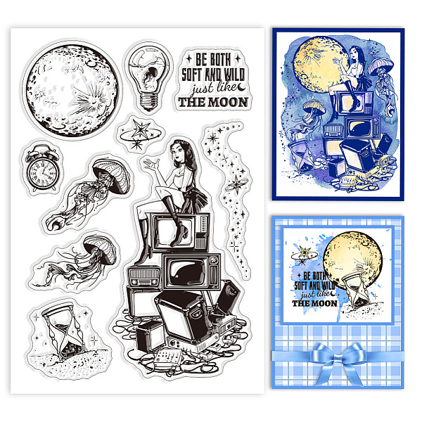 PandaHall Custom PVC Plastic Clear Stamps, for DIY Scrapbooking, Photo Album Decorative, Cards Making, Human, 160x110x3mm Plastic Human...
PandaHall Custom PVC Plastic Clear Stamps, for DIY Scrapbooking, Photo Album Decorative, Cards Making, Human, 160x110x3mm Plastic Human...