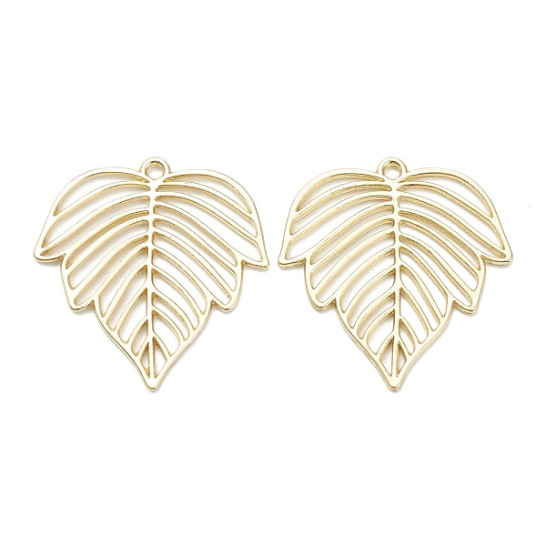 PandaHall Alloy Pendants, Hollow Leaf, Light Gold, 28.5x27x1mm, Hole: 1.6mm Alloy Leaf
PandaHall Alloy Pendants, Hollow Leaf, Light Gold, 28.5x27x1mm, Hole: 1.6mm Alloy Leaf