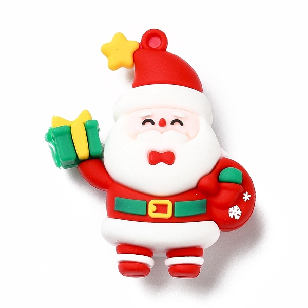 PandaHall PVC Plastic Big Pendants, Father Christmas with Gift, Red, 55.5x43x18mm, Hole: 3mm PVC Human Red
PandaHall PVC Plastic Big Pendants, Father Christmas with Gift, Red, 55.5x43x18mm, Hole: 3mm PVC Human Red
