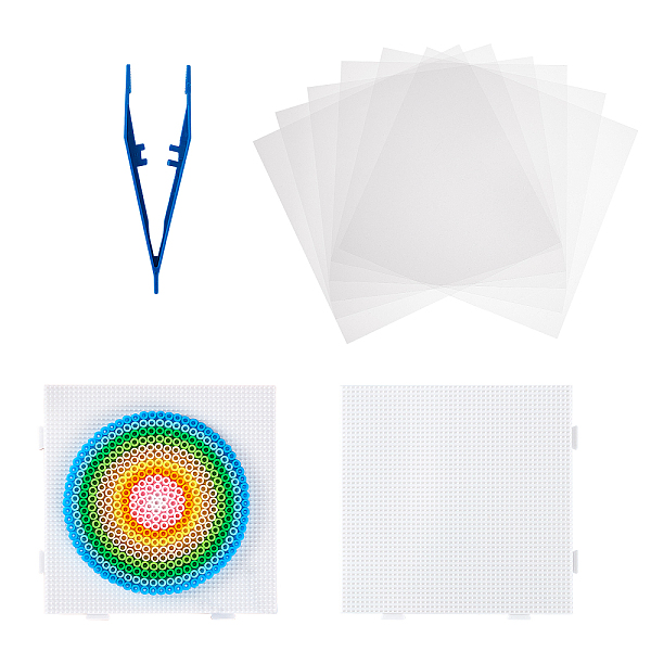 PandaHall DIY Fuse Beads Sets, with Thermostability Ironing Papers, Tweezers and ABC Plastic Pegboards Used for 2.6mm DIY Fuse Beads, Square..., White
PandaHall DIY Fuse Beads Sets, with Thermostability Ironing Papers, Tweezers and ABC Plastic Pegboards Used for 2.6mm DIY Fuse Beads, Square..., White