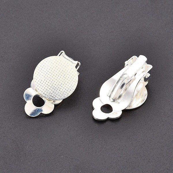PandaHall Brass Blank Base Clip-on Earring Cabochon Settings, with Round Flat Pad, for Non-Pierced Ears, Silver Color Plated, Flat Round...
PandaHall Brass Blank Base Clip-on Earring Cabochon Settings, with Round Flat Pad, for Non-Pierced Ears, Silver Color Plated, Flat Round...