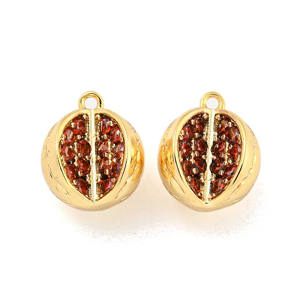 PandaHall Brass Micro Pave Cubic Zirconia Pendants, Real 18K Gold Plated, Watermelon, 11x9x8mm, Hole: 1mm Brass+Cubic Zirconia Watermelon..., Red
PandaHall Brass Micro Pave Cubic Zirconia Pendants, Real 18K Gold Plated, Watermelon, 11x9x8mm, Hole: 1mm Brass+Cubic Zirconia Watermelon..., Red