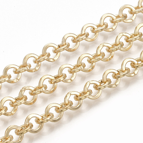 PandaHall Iron Rolo Chains, Belcher Chain, with Spool, Soldered, Light Gold, 6x1mm, about 82.02 Feet(25m)/roll Iron
PandaHall Iron Rolo Chains, Belcher Chain, with Spool, Soldered, Light Gold, 6x1mm, about 82.02 Feet(25m)/roll Iron