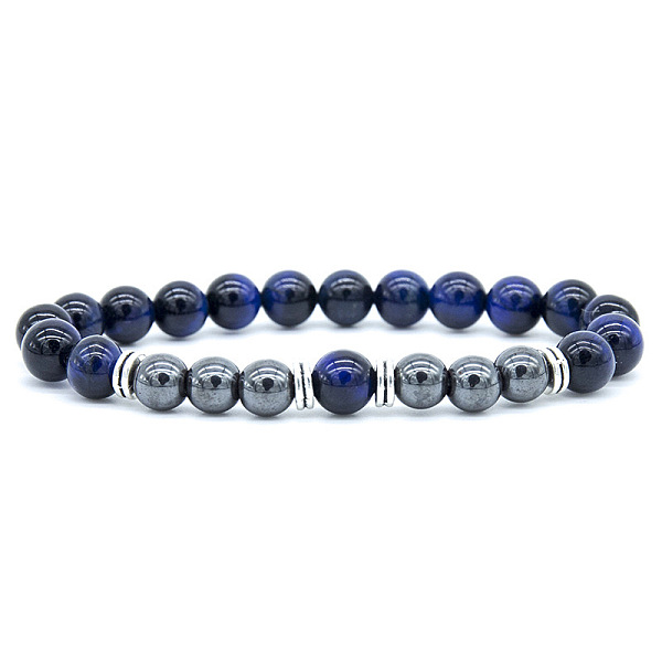 PandaHall Dyed Natural Tiger Eye & Synthetic Hematite Stretch Bracelet Tiger Eye Round
PandaHall Dyed Natural Tiger Eye & Synthetic Hematite Stretch Bracelet Tiger Eye Round