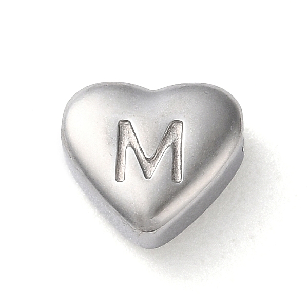 PandaHall 201 Stainless Steel Beads, Stainless Steel Color, Heart, Letter M, 7x8x3.5mm, Hole: 1.5mm 201 Stainless Steel Letter M
PandaHall 201 Stainless Steel Beads, Stainless Steel Color, Heart, Letter M, 7x8x3.5mm, Hole: 1.5mm 201 Stainless Steel Letter M