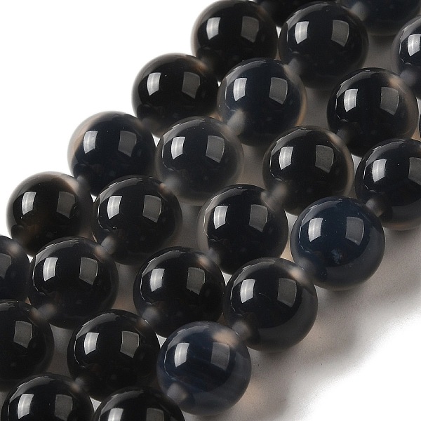 PandaHall Natural Runny Agate Beads Strands, Round, Black, 8mm, Hole: 1mm, about 48pcs/strand, 15.16''(38.5cm) Natural Agate Round Black
PandaHall Natural Runny Agate Beads Strands, Round, Black, 8mm, Hole: 1mm, about 48pcs/strand, 15.16''(38.5cm) Natural Agate Round Black