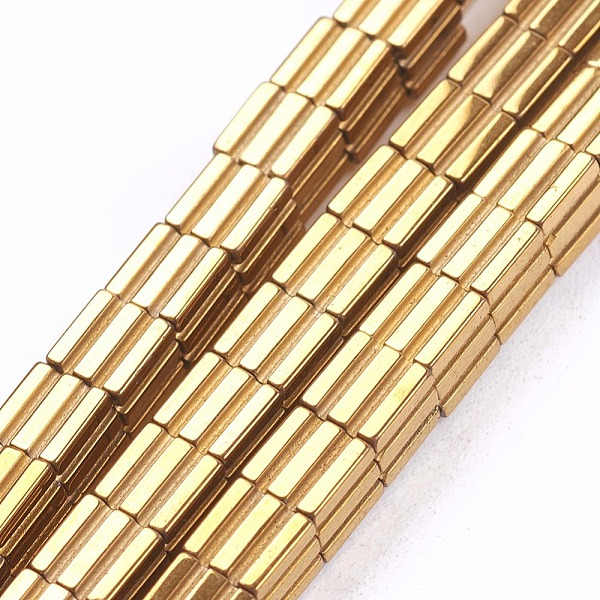 PandaHall Electroplate Non-Magnetic Synthetic Hematite Beads Strands, Cube, Golden Plated, 4x4x4mm, Hole: 0.5mm, about 98pcs/strand, 15.7...
PandaHall Electroplate Non-Magnetic Synthetic Hematite Beads Strands, Cube, Golden Plated, 4x4x4mm, Hole: 0.5mm, about 98pcs/strand, 15.7...