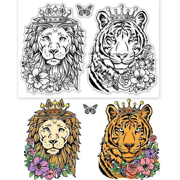 PandaHall Custom PVC Plastic Clear Stamps, for DIY Scrapbooking, Photo Album Decorative, Cards Making, Lion Pattern, 160x110x3mm Plastic...
PandaHall Custom PVC Plastic Clear Stamps, for DIY Scrapbooking, Photo Album Decorative, Cards Making, Lion Pattern, 160x110x3mm Plastic...